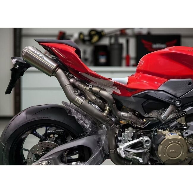 Ducati Panigale V4 / V4S Vandemon High Mount Full Titanium Exhaust System 2025