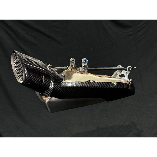 Ducati V2 Panigale Vandemon Carbonfaser Dresser Kit für OEM Schalldämpfer