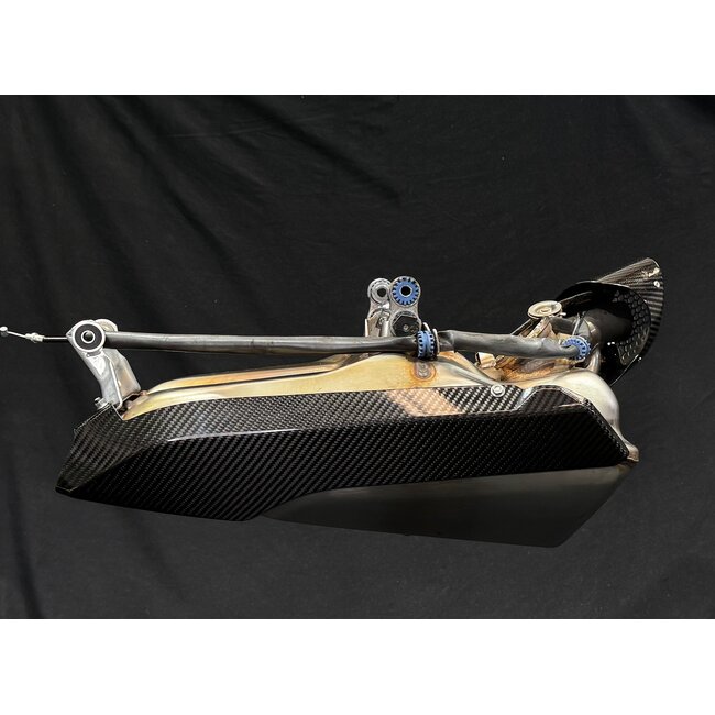 Ducati V2 Panigale Vandemon Carbonfaser Dresser Kit für OEM Schalldämpfer