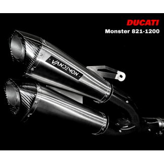 Ducati Monster 1200S / RR Vandemon Full Titanium Exhaust System 2014–2020