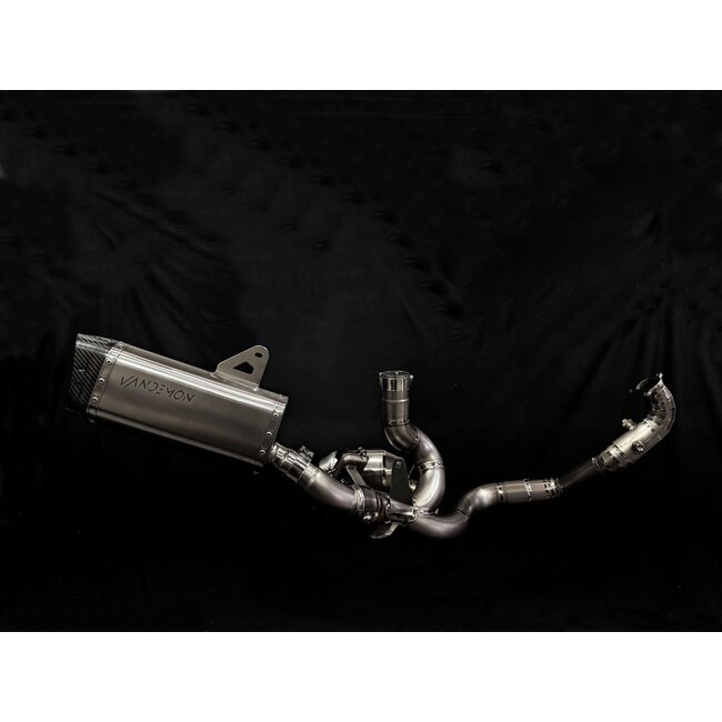 Ducati Multistrada V2 Vandemon Bimodal Stealth Titanium Uitlaatsysteem