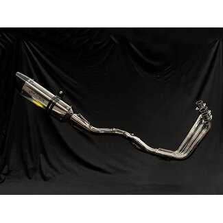 Honda CB650R Titanium Exhaust with Carbon Fibre Muffler