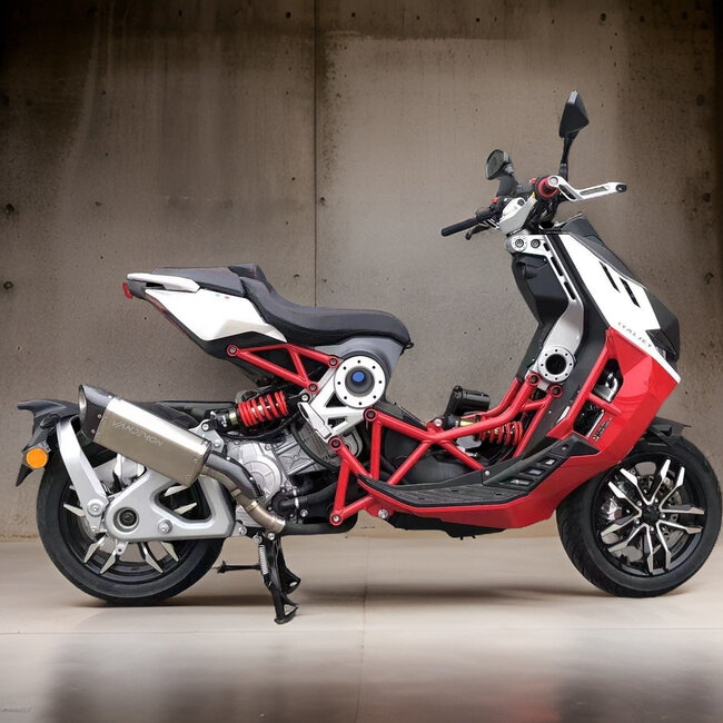 Italjet Dragster 125 / 200 Vandemon Titan Slip-On Auspuff 2021–2023