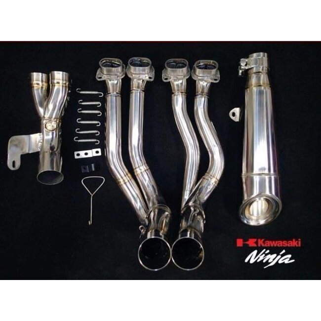 Kawasaki Ninja H2 / H2R Vandemon Gepolijst Volledig Titanium Uitlaatsysteem 2015–2025