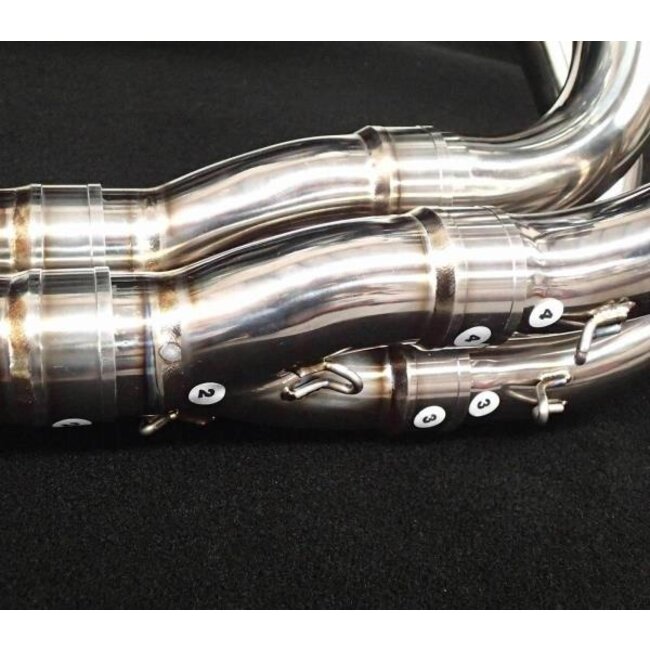 Kawasaki Ninja H2 / H2R Vandemon Polished Full Titanium Exhaust System 2015–2025