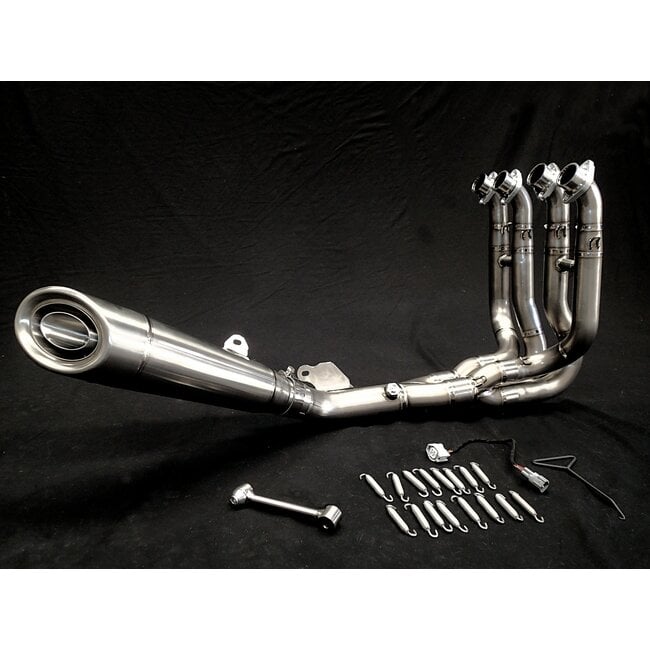 Kawasaki Ninja ZH2 Vandemon Brushed Full Titanium Exhaust System