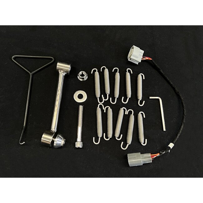 Kawasaki Ninja ZH2 Vandemon Brushed Volledig Titanium Uitlaatsysteem