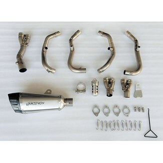 Kawasaki ZX4R / ZX4RR Vandemon Titanium Low Mount Volledig Uitlaatsysteem