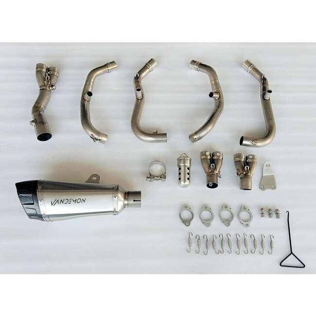 Kawasaki ZX4R / ZX4RR Vandemon Titanium Low Mount Full Exhaust System