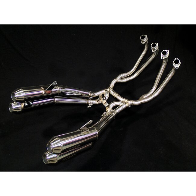 Kawasaki Z900RS / Cafe Vandemon Retro 4-into-4 Stainless Steel Exhaust System 2018–2024