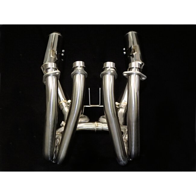 Kawasaki Z900RS / Cafe Vandemon Retro 4-into-4 Stainless Steel Exhaust System 2018–2024