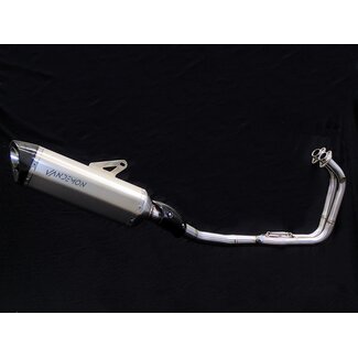 Kawasaki Ninja 400 EX400G Stainless Exhaust + Titanium Muffler 2018–2023