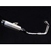 Kawasaki Ninja 400 EX400G Vandemon Stainless Steel Exhaust System with Titanium Muffler 2018–2023