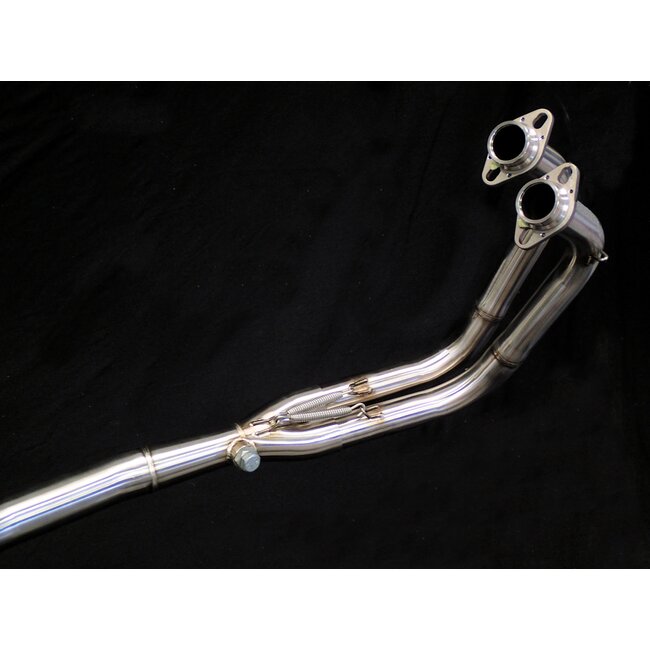 Kawasaki Ninja 400 EX400G Vandemon Stainless Steel Exhaust System with Titanium Muffler 2018–2023
