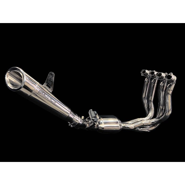 Kawasaki ZH2 Vandemon Bimodal Stealth Titanium Exhaust System with H2R Muffler