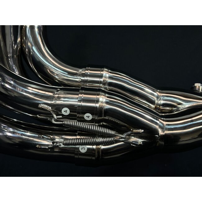 Kawasaki ZH2 Vandemon Bimodal Stealth Titanium Exhaust System with H2R Muffler