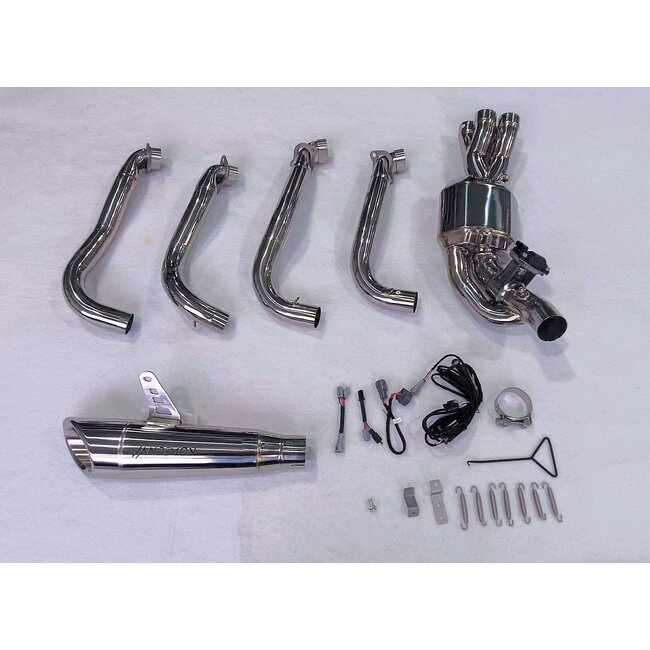 Kawasaki H2 / H2R Vandemon Bimodal Stealth Titan Auspuffanlage mit Elektronischem Ventil