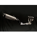 Kawasaki Z1000SX Vandemon Titanium Brushed Uitlaatsysteem met Enkele Titanium Demper (2014–2024)