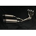 Kawasaki Z1000 Dual Titanium Exhaust System 2014–2020