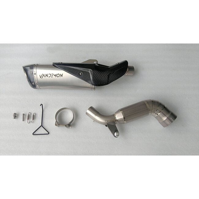 KTM RC390 Vandemon Titanium Uitlaatsysteem 2023–2024