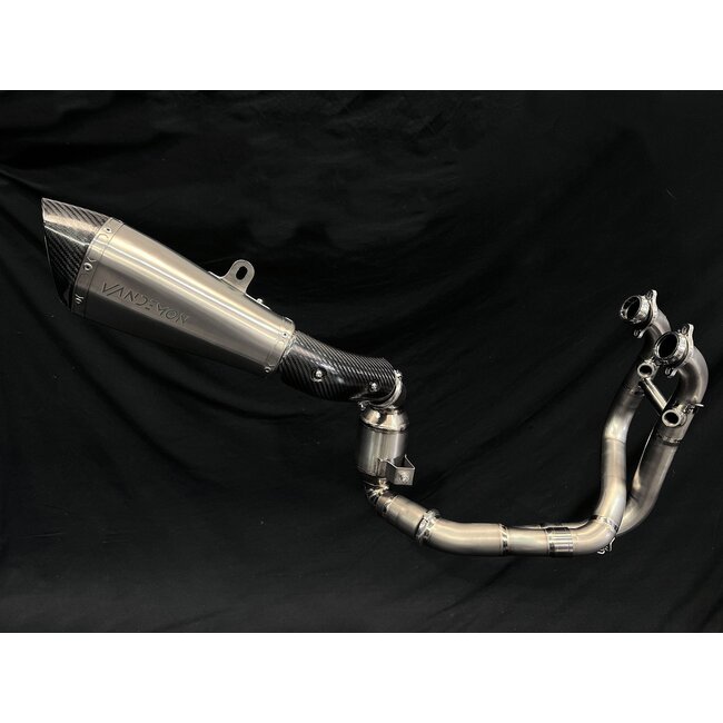 KTM 890 Duke Vandemon Full Titanium Exhaust System with Cat Delete