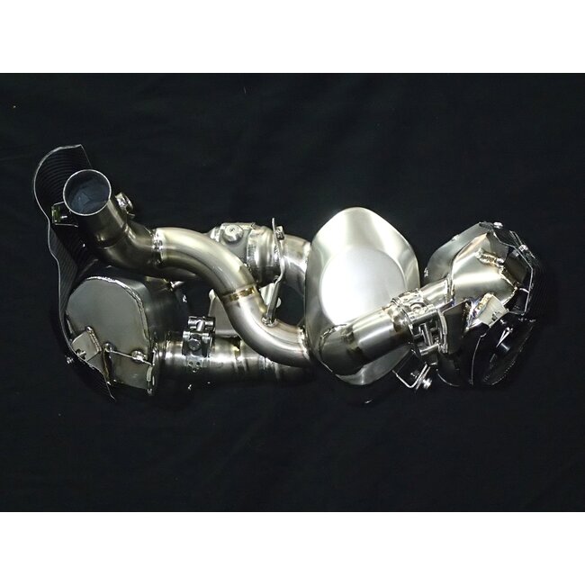Vandemon Performance Triumph Rocket 3 Stealth Valved Titanium Slip-On Uitlaatsysteem