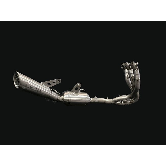 Vandemon Performance Triumph 765 S/R/RS Street Triple Vandemon Full Titanium Exhaust 2023–2025 (Slash Cut)