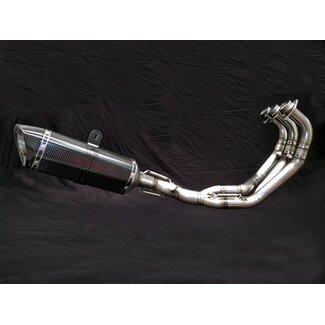 Vandemon Performance Vandemon Yamaha MT‑09 / FZ‑09 / XSR900 Titanium Doughnut Exhaust + Carbon Fibre Muffler 2014–2020