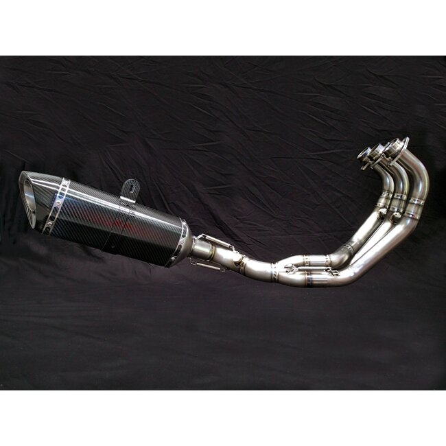 Vandemon Performance Vandemon Yamaha MT‑09 / FZ‑09 / XSR900 Titan Doughnut Exhaust + Carbon Fibre Muffler 2014–2020