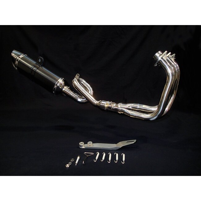 Vandemon Performance Vandemon Yamaha MT‑09 / FZ‑09 / XSR900 Titanium Exhaust + Carbon Fibre Muffler 2014–2020