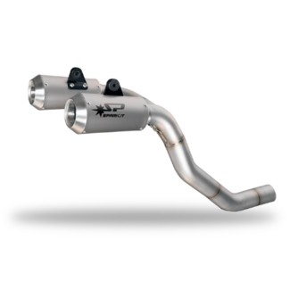 Spark Spark 3/4 kit: 2 Moto GP dempers onderlangs + 1in2 pijp Ducati Monster 1200 2016-2018