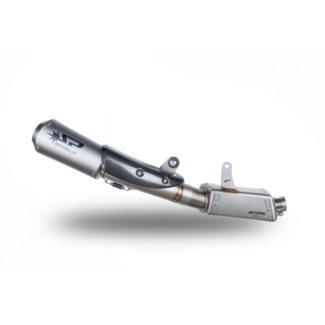 Spark 3/4 kit Hoge Bevestiging: RVS Box + MotoGP Demper Triumph Street Triple 765 (RS/R/S) (2020-2022)