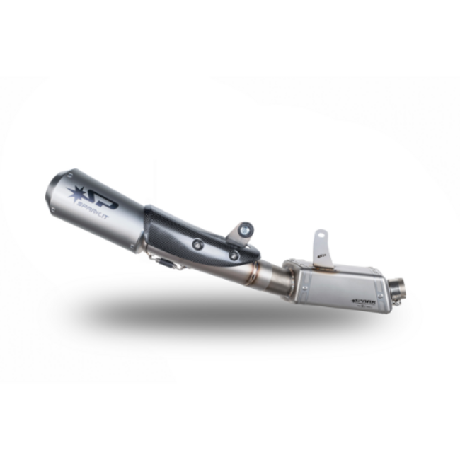 Spark 3/4 kit Hoge Bevestiging: RVS Box + MotoGP Demper Triumph Street Triple 765 (RS/R/S) (2020-2022)