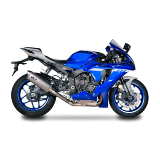 Spark 3/4 kit Ø54: RVS 2in1 Pijp + FORCE Demper Yamaha YZF R1 (2015-2024)
