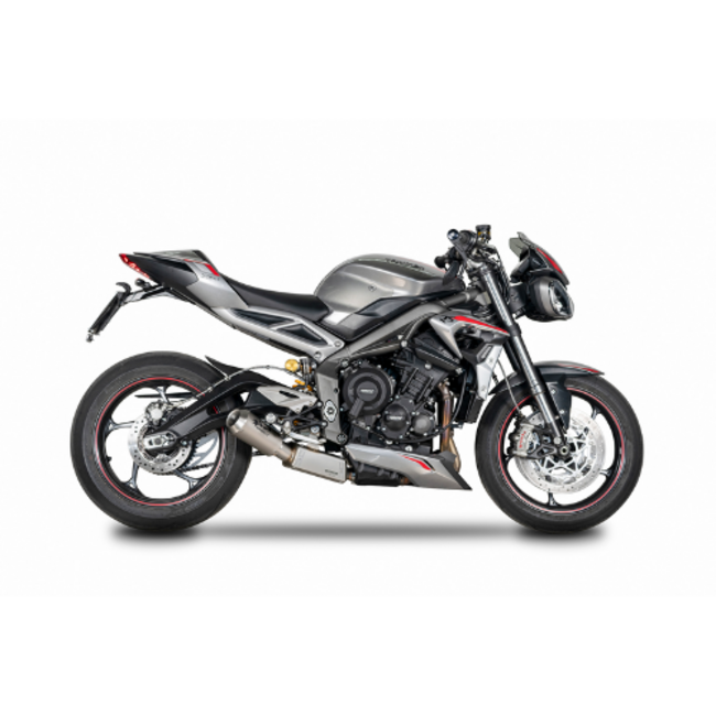 Spark 3/4 kit STD mounting: RVS Box + MotoGP Demper Triumph Street Triple 765 (RS/R/S) (2020-2022)