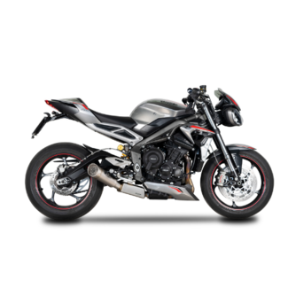 Spark Spark Edelstahl Endschalldämpfer Triumph Street Triple 765 2020-2022