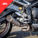 Spark 3/4 Kit: TITANIUM Pijp + Grid-O Demper Triumph Street Triple (2017-2024)