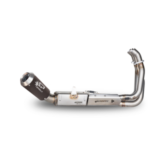 Spark EURO 5 Full System: RVS Bochten + katalysator + MotoGP Demper Yamaha MT-09/XSR 900 (2021-2024)