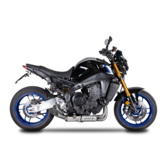 Spark EURO 5 Full System: RVS Bochten + katalysator + TRIPLE MotoGP Style demper Yamaha MT-09/XSR 900 (2021-2025)