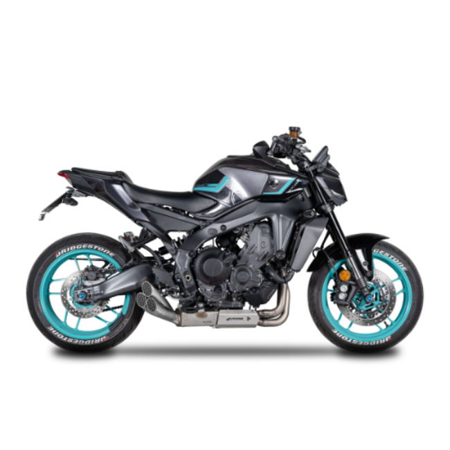 Spark EURO 5 Full System: RVS Bochten + katalysator + TRIPLE MotoGP Style demper Yamaha MT-09/XSR 900 (2021-2025)