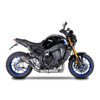 Spark EURO 5 HIGH Mount Full System: RVS + katalysator + BOX en MotoGP demper Yamaha MT-09 (2021-2024)