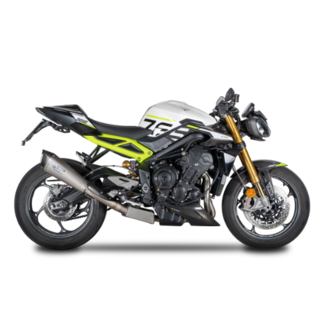Spark Full System: RVS Voorbochten + KONIX EVO Demper Triumph Street Triple 765 RS/R/Moto2 (2023-2024)