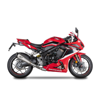 Spark EURO 5 Full System: RVS Voorbochten + KONIX EVO Demper Honda CB/CBR 650 R (2019-2024)