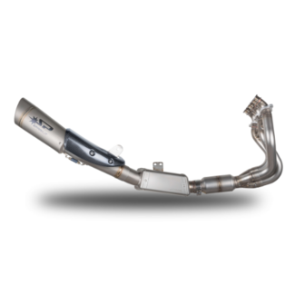 Spark EURO 5 High Full System: RVS Voorbochten + GRID-O Demper Triumph Street Triple 765 RS/R/Moto2 (2023-2024)