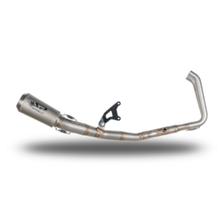 Spark RACING Full System: RVS Voorbochten + MOTOGP Demper Kawasaki Ninja 400 (2018-2023)