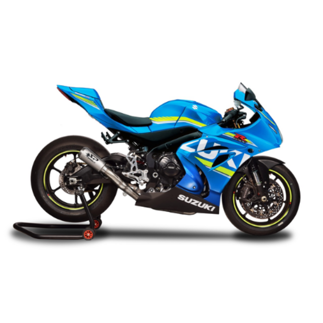 Spark RACING Full System: RVS Voorbochten + MOTOGP Demper Suzuki GSX-R 1000 (2017-2021)