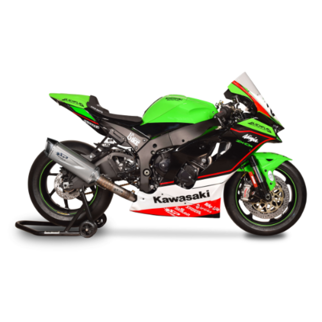 Spark RACING Full System: TITANIUM Bochten + FORCE EVO Demper Kawasaki Ninja ZX-10R (2021-2024)
