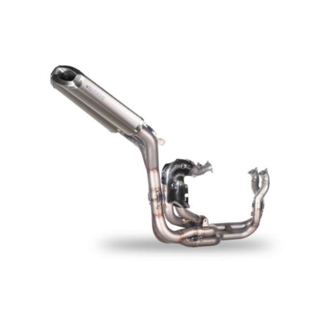 Spark RACING Full System: TITANIUM Voorbochten + 2 Rectangle Dempers Ducati Panigale V4/R/S (2018-2024)