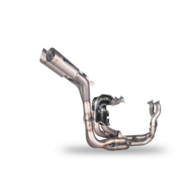 Spark RACING WSBK Full Stystem: TITANIUM Voorbochten + 2 Grid-O Dempers Ducati Panigale V4/R/S (2018-2024)