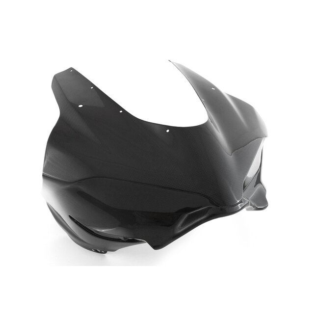 FULLSIX Carbon FullSix Carbon HEADLIGHT FAIRING RACE Ducati Panigale V4 / V4S (model year 2025) - 200 Plain Carbon Glossy (MD-V4R6-C51)